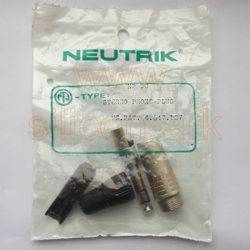 Jack plug straight 6.35mm stereo (NP3C) - Neutrik