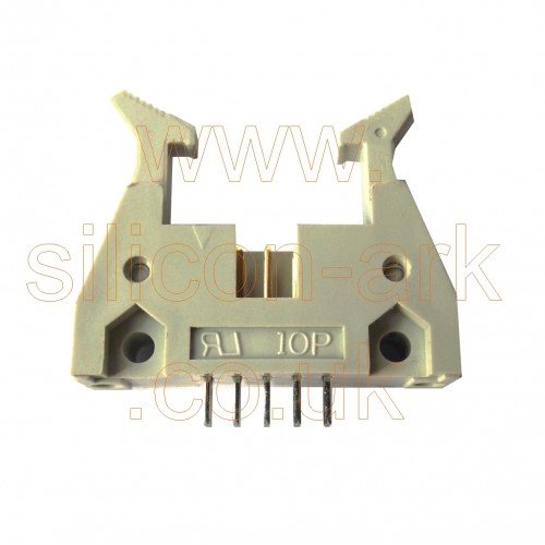 10 Pole Straight Latched IDC Plug (3011-10C00SY1A) - Oupiin