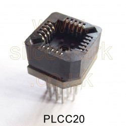 PLCC20 wirewrap socket