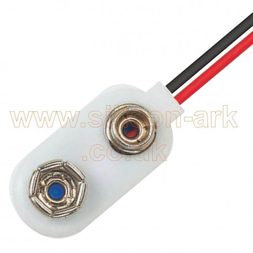 PP3 Battery Clip (RS489-021A)  - RS Components