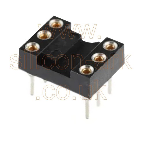 IC Socket 6-pin DIL  (2-1571551-1) - TE Connectivity