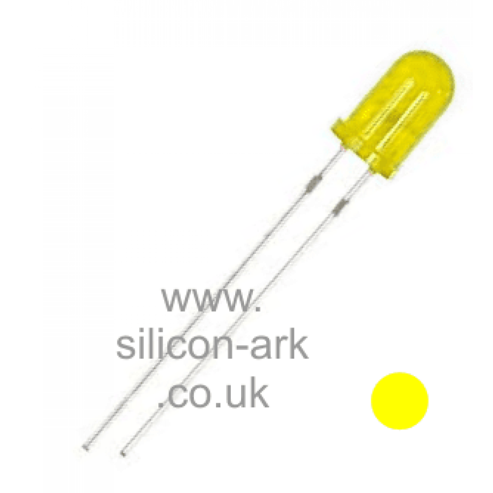TruOpto 5mm yellow LED | PRICE, STOCK, DATASHEET, | silicon-ark