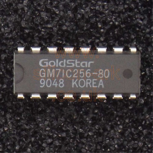 GM71C256-80  256K (256K x 1-Bit) DRAM - Goldstar