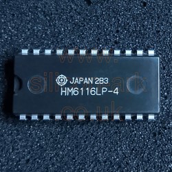 6116 (HM6116LP-4)  16K (2K x 8) SRAM - Hitachi