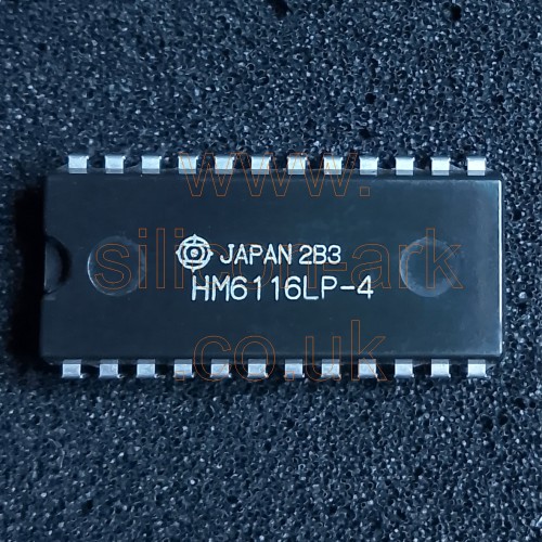 6116 (HM6116LP-4)  16K (2K x 8) SRAM - Hitachi