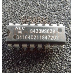 4164 (uPD4164C-2)  (64K x 1) 200nS DRAM - NEC