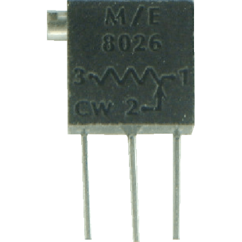 25K Ohm trimmer (RJ26FX253) - Mepco  
