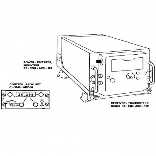 NSN 5820-00-057-1896 Radio tuning unit - Rockwell Collins