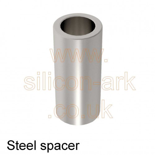 M3 x 8mm through steel spacer (10 Pack)