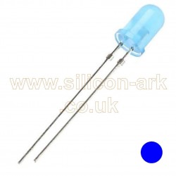 LED - 5MM BLUE - round  diffused (L-53MBD) - Kingbright