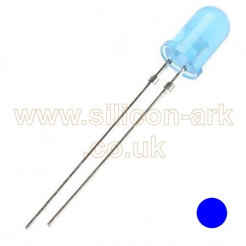 LED - 5MM BLUE - round  diffused (L-53MBD) - Kingbright