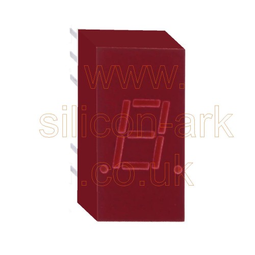 5082-7611 7.6mm red seven segment LED display - Hewlett Packard 