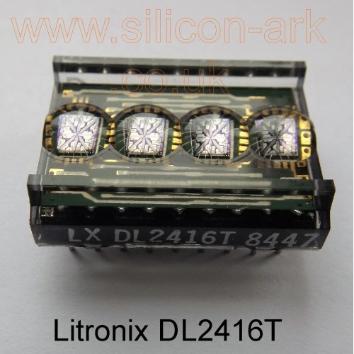 DL2416T  .160" red intelligent 4 digit display - Litronix