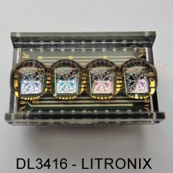 DL3416  .225" red intelligent 4 digit display - Litronix
