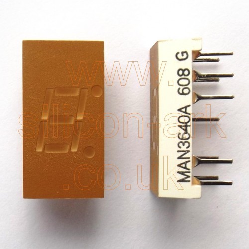 MAN3640A  7.62mm high Orange LED display - QT