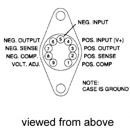 MC1568R Dual polarity tracking regulator - Motorola