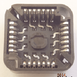PLCC 28 lead through hole socket  - TE Connectivity