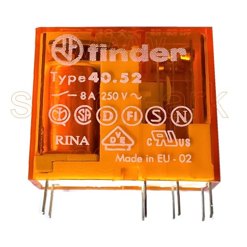 240 Volt 8A DPCO relay (4052-8240) - Finder