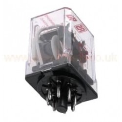 115 Volt AC  DPDT  Octal relay  (348-778) - RS Components