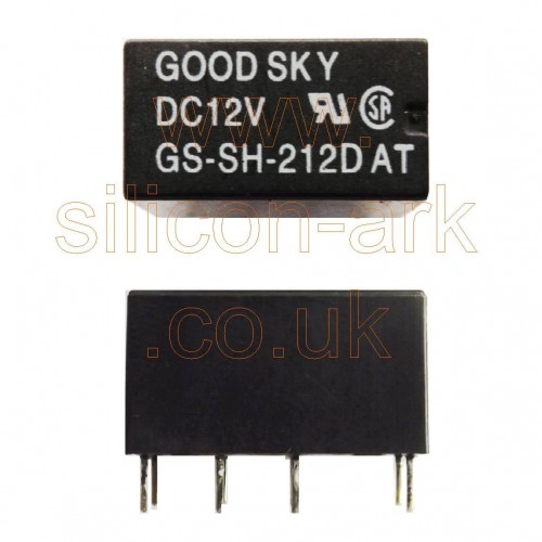 12 Volt 2A DPDT relay (GS-SH-212D) - Goodsky