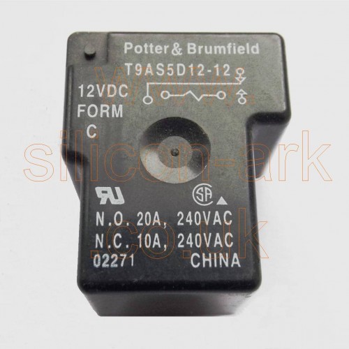   12 Volt SPDT Relay  (T9AS5D12-12) - Potter & Brumfield