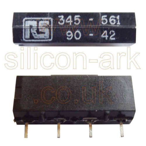 Reed relay SPST-NO  (RS 345-561) - RS Components