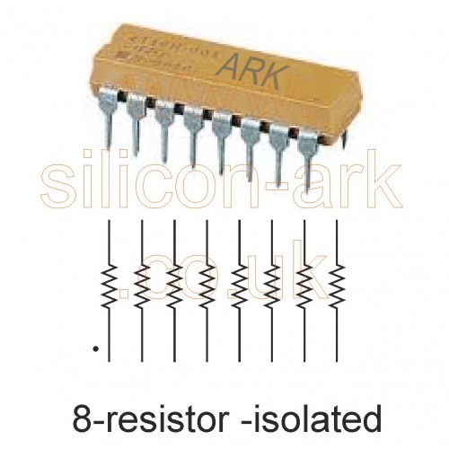 2.2K Ohm isolated resistor network (4116R-1-222) - Bourns