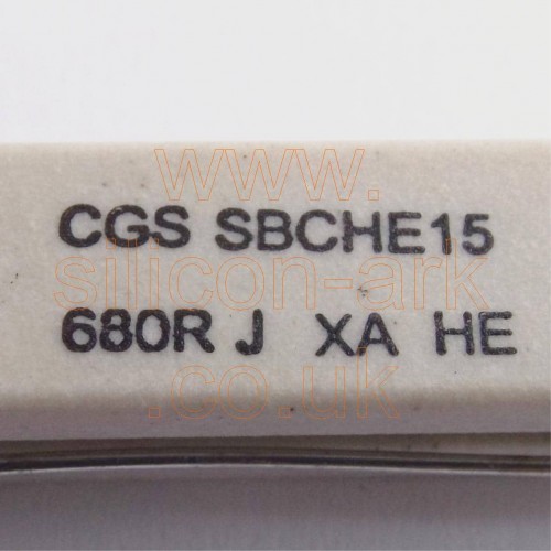 680 Ohm 17Watt resistor (SBCHE15680RJ) - CGS  TE-Connectivity