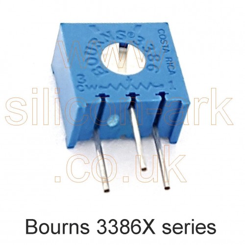 10K Ohm Trimpot (3386X-1-103) - Bourns
