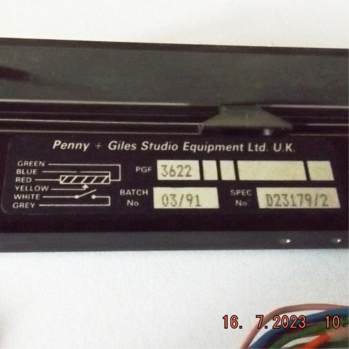 Fader (Studer) - Penny & Giles Studio Equipment
