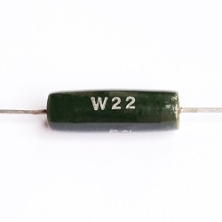 0.47 Ohm (R47)  7 Watts  200V  5% W22 series resistor - Welwyn