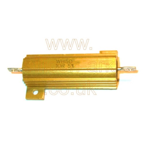10 Ohm  50Watt WH50 power resistor - TT Electronics