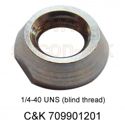 C&K  709901201 domed nut