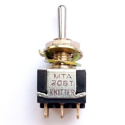 MTA206T toggle switch DPDT Configuration (Pole-Throw) - Knitter