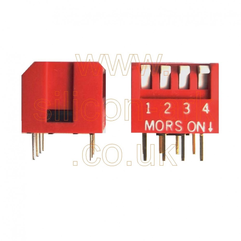 Mors 4way PCB DIP switch PRICE, STOCK, BUY, siliconark