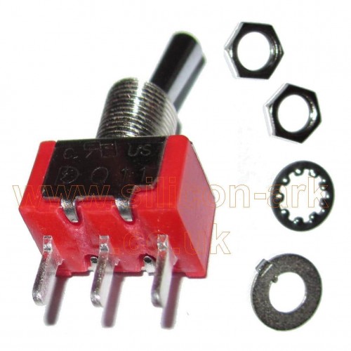 Toggle Switch  SPDT On-On  (RS734-7066P)  - RS Components