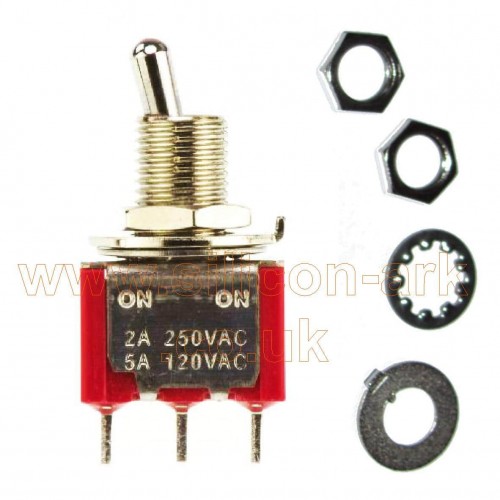 Toggle Switch  SPDT On-On  (RS734-7097P)  - RS Components